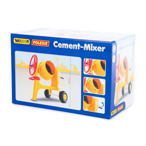 Play cement-mixer with hitch