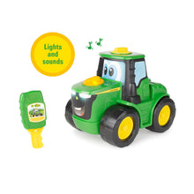 Load image into Gallery viewer, John Deere Key-n-Go Johnny Tractor with 15 Interactive Ways to Play