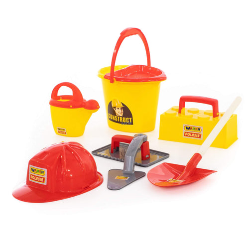 Bucketset worker ConsTruct, 8 pieces