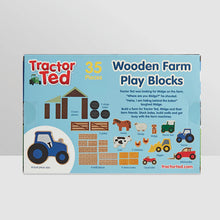 Load image into Gallery viewer, Tractor Ted Wooden Farm Play Blocks