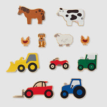 Load image into Gallery viewer, Tractor Ted Wooden Farm Play Blocks