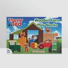 Load image into Gallery viewer, Tractor Ted Wooden Farm Play Blocks