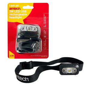 Amtech LED Rechargeable Headlight