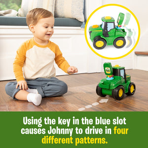 John Deere Key-n-Go Johnny Tractor with 15 Interactive Ways to Play