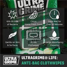 Load image into Gallery viewer, Anti-bac Ultra Grime Wipes