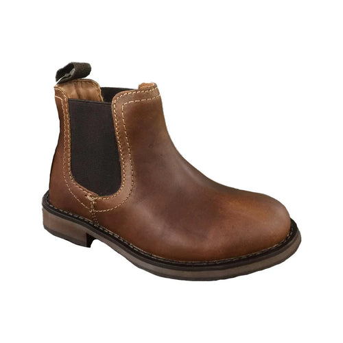 Oaktrak Oakham Rustic Brown Childrens Dealer Boots