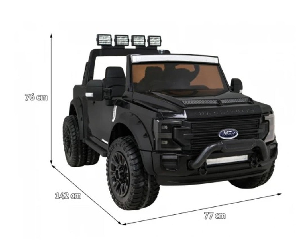 Ford Super Duty F450 24V Electric Ride On Truck Black